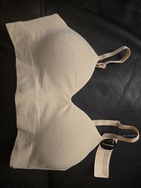 Shapermint Truekind Supportive Comfort Wireless Shaping Bra- Beige Size Small
